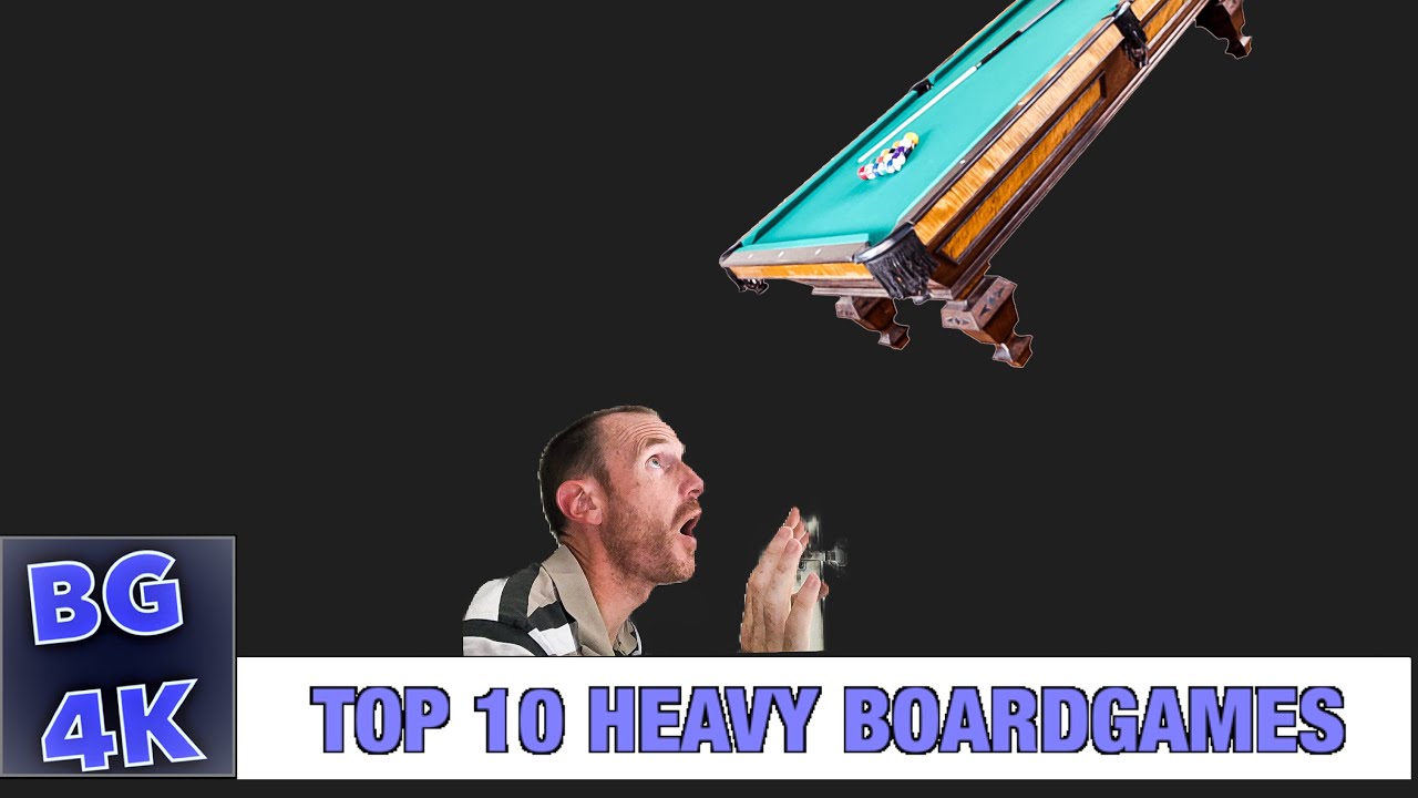 Top 10 Heavy Boardgames YouTube