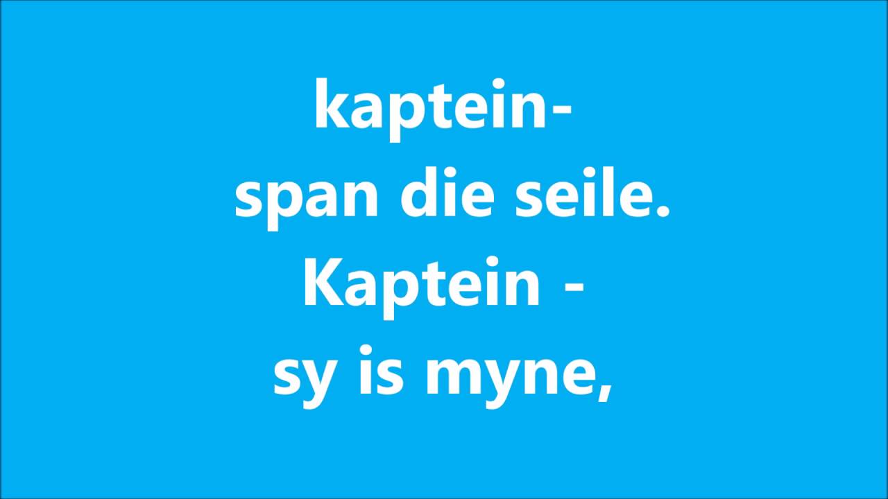 Captain Van Die Sailo Song