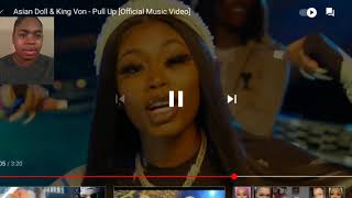 Asian Doll \& King Von Pull Up (Official Music Video) REACTION