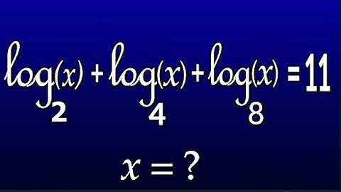 Can You solve THIS | How to Solve Logarithmic Equations Step-by-Step (Clear Guide) | Maths Olympiad