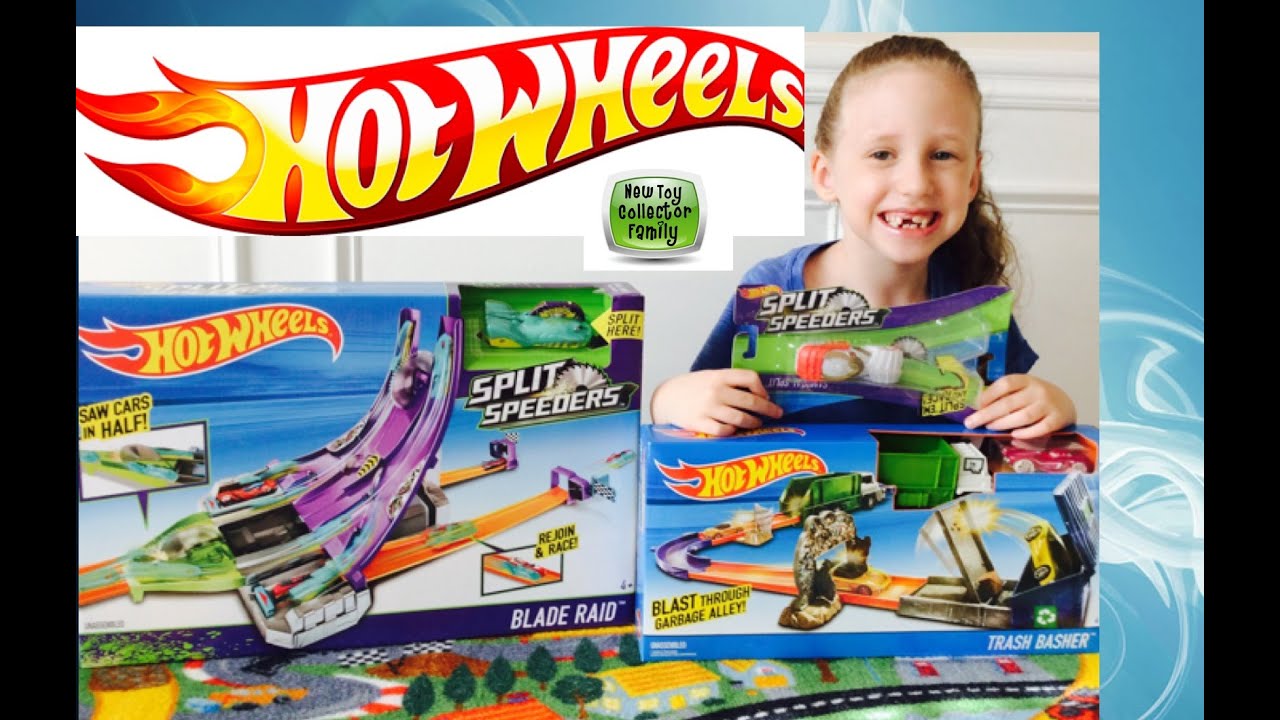 HotWheels BLADE RAID SPLIT SPEEDERS! HotWheels TRASH BASHER!