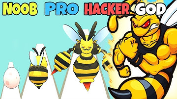 NOOB vs PRO vs HACKER vs GOD in Monster Run Evolution