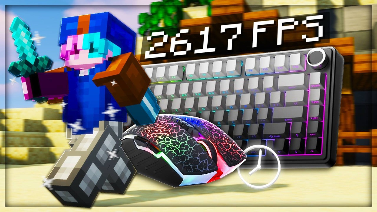 15 Minutes (BLOODY A70) Bedwars ASMR Keyboard & Mouse Sounds | Hypixel Bedwars