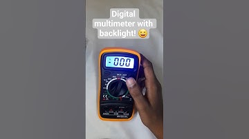 Digital multimeter with backlight | #shorts #electronics #multimeter #backlight #lighting #trending