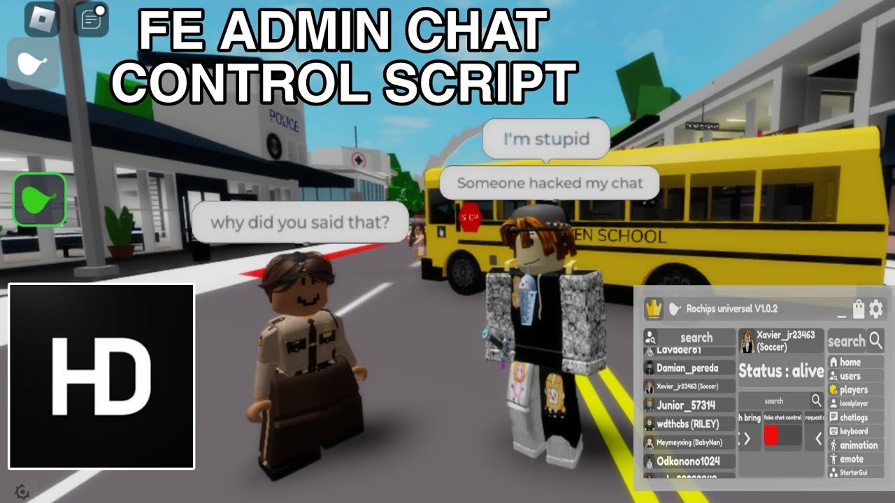 FE Roblox Script Troll Admin Control Chat |Hydrogen,fluxus,Arceus x ...