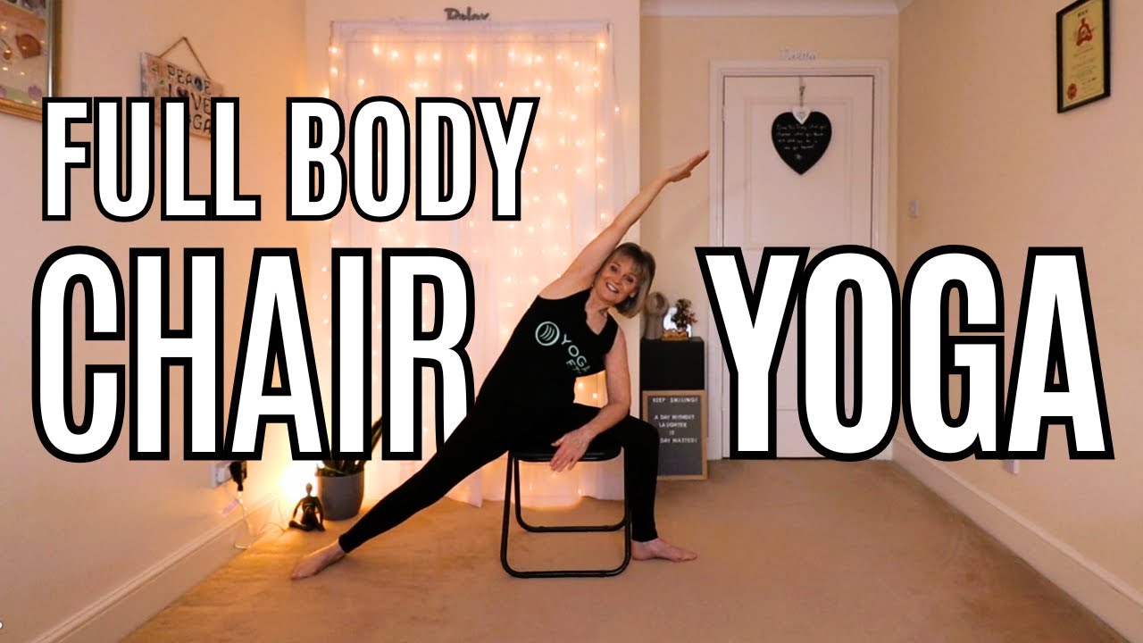 Йога на стуле для пожилых людей и начинающих | 25-минутная растяжка всего тела