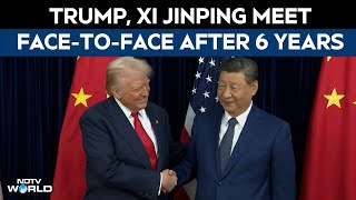 US China Ties | Trump, Xi Jinping Meet Face-To-Face In South Korea After 6 Years Amid Trade War