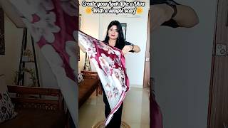 Style your Scarf like a Diva 😎🔥#shorts #youtubeshorts #fashion #style #styling #scarf