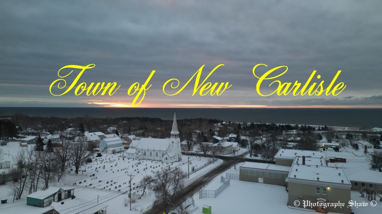 Town of New Carlisle Quebec Canada 🍁 Mavic mini3 Pro 🎊2023 YouTube