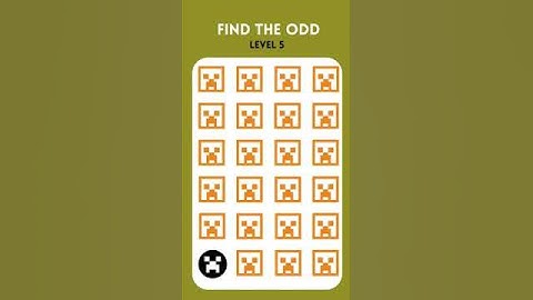 Find the odd - special minecraft edition #trending #brainteasers #braingames #braintest #short #quiz