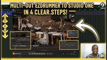 How to Multi-Out EZdrummer 3 in Studio One | Mix  Drum like a pro