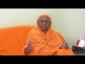 Swami sakshatkrtananda jis sharing with vedanta students