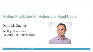 Motion Prediction for Vulnerable Road Users (ICML 2020 AIAD workshop)