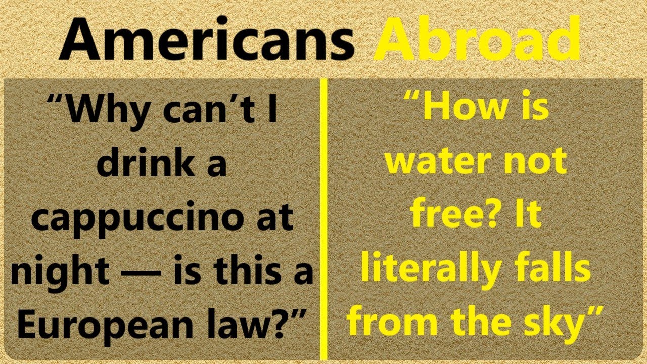 Why Americans Completely Fail in European Restaurants