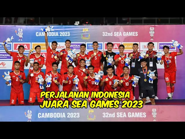 PERJALANAN TIMNAS INDONESIA U-22 JUARA SEA GAMES 2023 class=