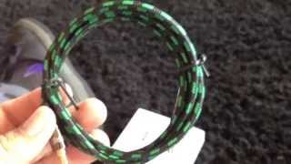 Tangle Free Flat Wire Car Audio Stereo Auxiliary Aux Cord Cable Adapter for Apple iPod Touch 5th Generation 5G 5 – Green FRiEQ 3.5mm Male To Male Auxiliary
