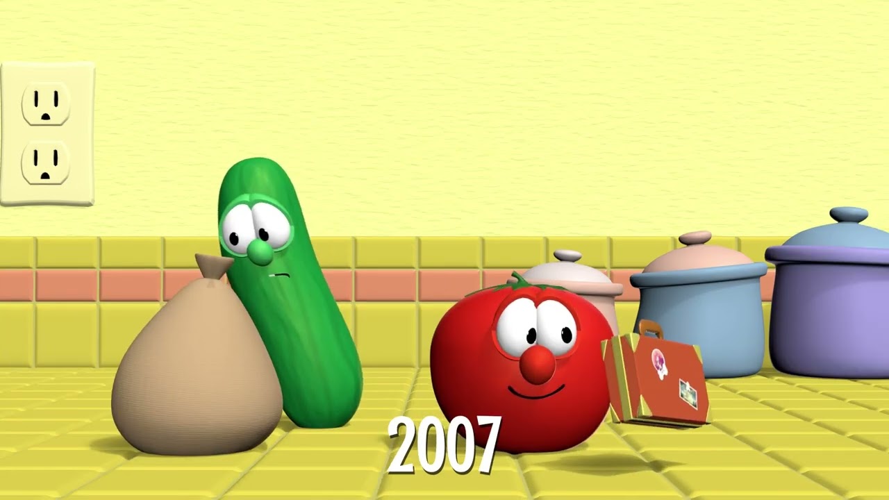 Every Countertop Scenes in 22 Seconds (VeggieTales Animation)