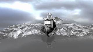 Fluid Simulation - Boat