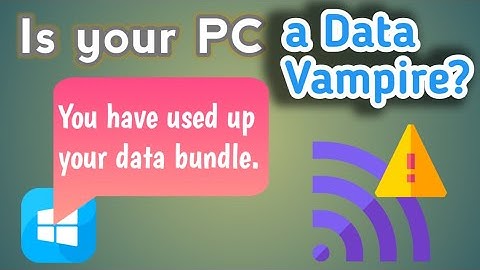 How To Check Data Usage And Reduce Data Consumption on Windows