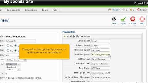 How to add contact forms to your Joomla site with Rapid Contact - Joomla Tutorials