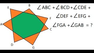 Sum of angles of a 7 pointed star | Mental ability | IBPS SSC