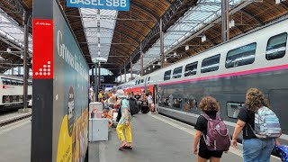 We Traveled From Paris To Switzerland BY TRAIN!