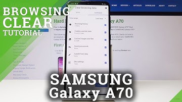 How to Wipe Browser Data in Samsung Galaxy A70 - Delete Browser History