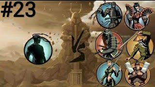 Gölgeler Kapısında 6 Ya Karşı 1 Mücadele Shadow Fight 2 Bölüm 23