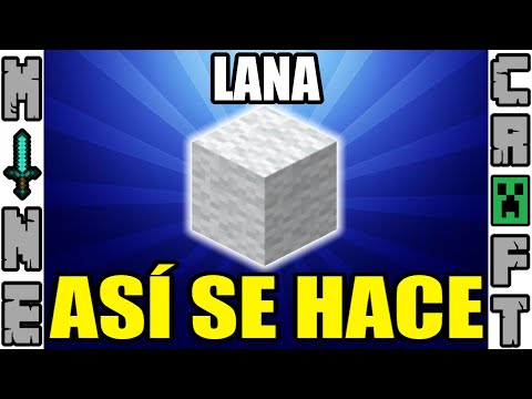 Video: Cómo Hacer Lana En Minecraft