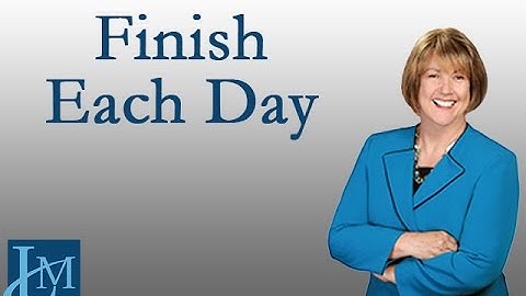 Finish Each Day | Lauren Midgley