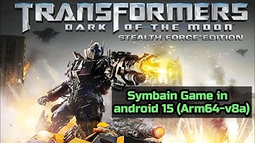 Transformers: Dark Of The Moon HD (Symbain) play in android devices 
