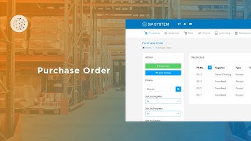 How to Purchase Inventory from Supplier | SystemSIA Purchasing Management System Philippines