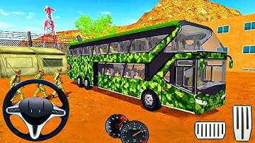 Uphill Army Bus Driving Simulator Games - Android Gameplay