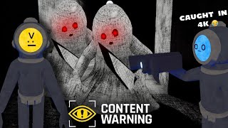 When idiots become vloggers ( GOES WRONG ) Content Warning funny moments