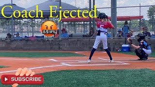 Coach Ejected 🤬 Game #1 Dizzy Dean World Series