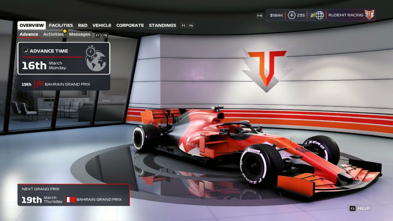 F1 2020 Cockpit Gameplay Bahrain Qualifying Myteam career mode Part 4