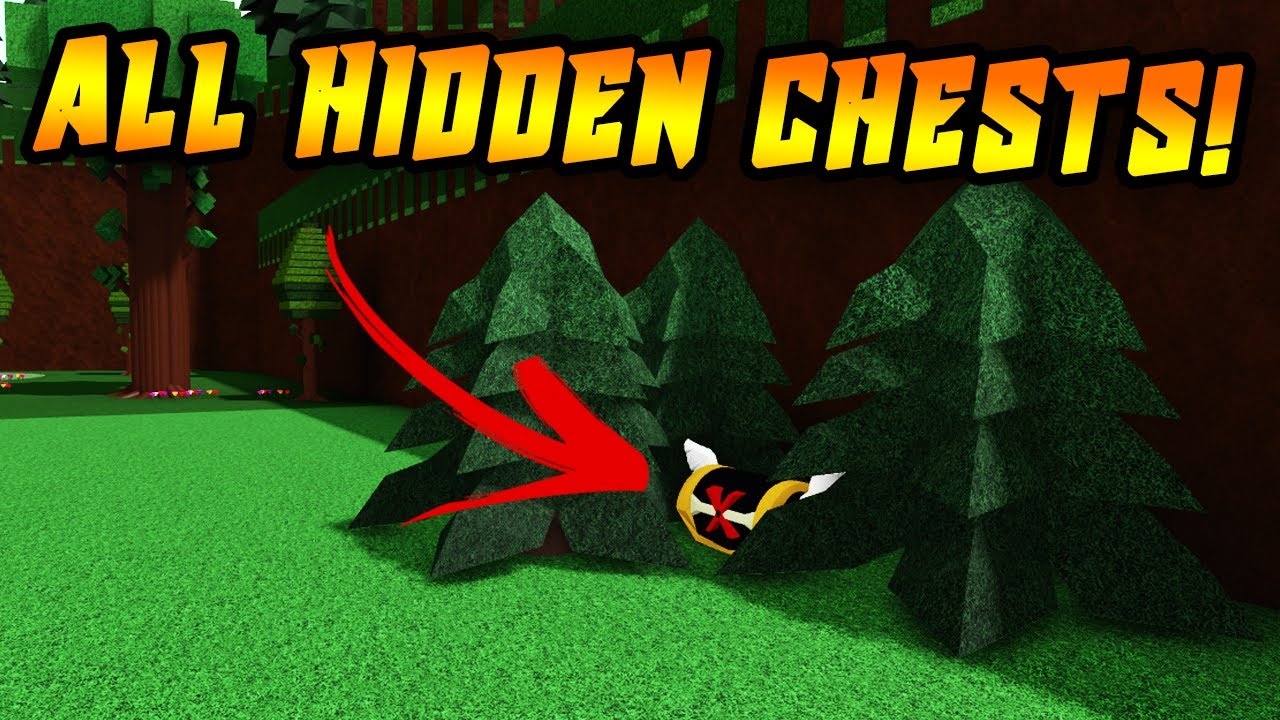 WHERE TO FIND ALL HIDDEN CHESTS! Build A Boat For 