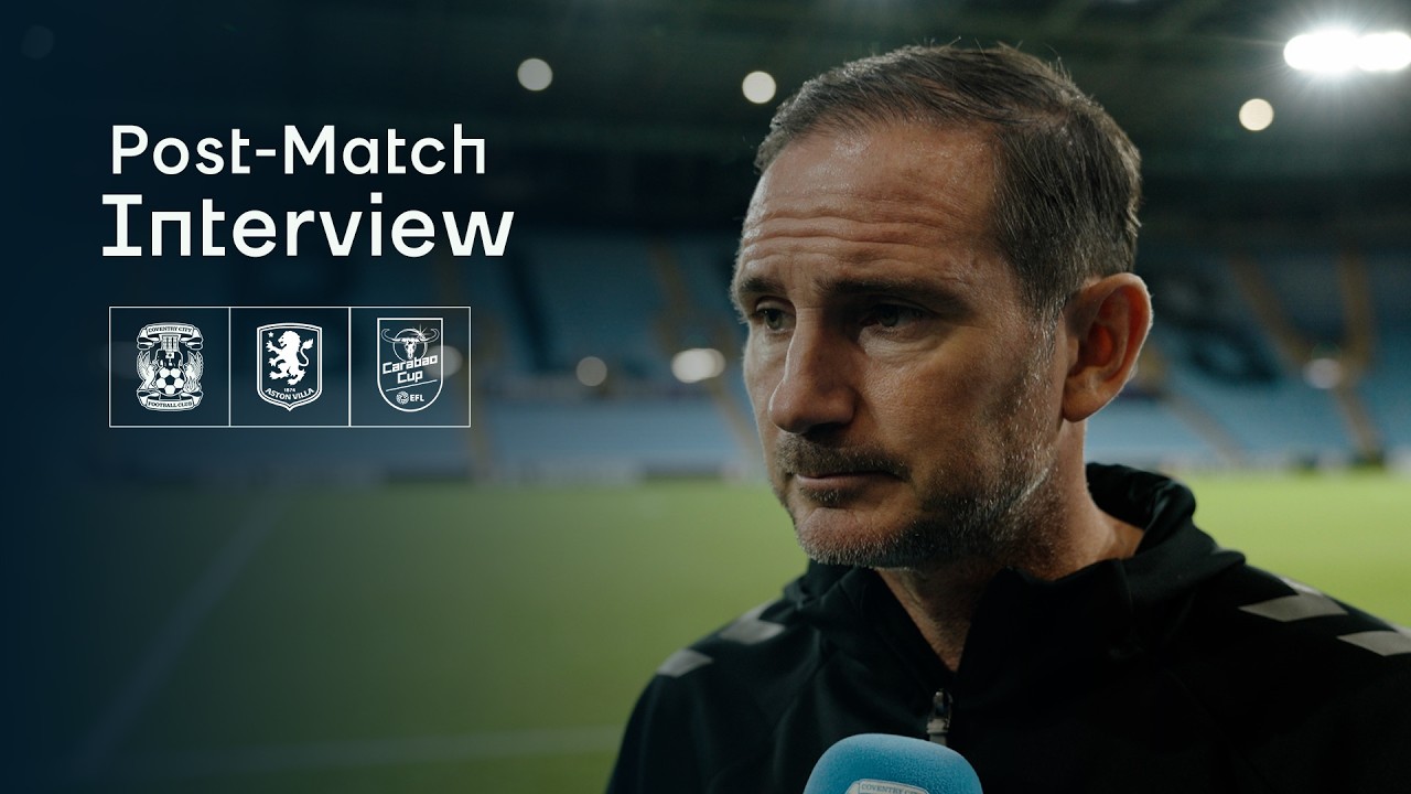 Lampard y Victor Torp reaccionan tras el Coventry-Aston Villa