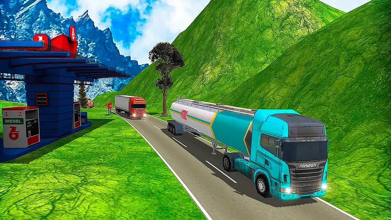 lets play a little game Oil Tanker Transport Offroad Driving Simulator 3D Gameplay