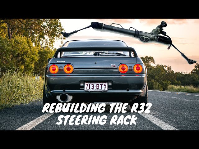Dismantling the R32 GT-R Steering Rack & Open New Haltech Parts