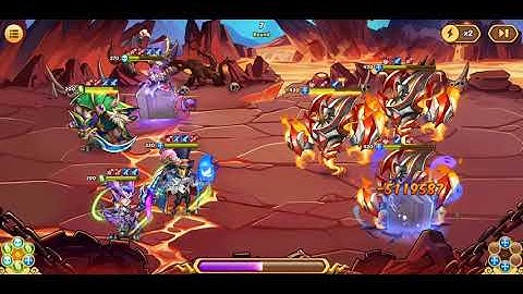 Idle heroes- raid boss 51 my max pve damage setup!