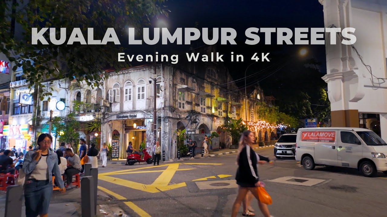Kuala Lumpur Walking Tour 🇲🇾 Chinatown & Little India | 4K Relaxing Walk with Ambient City Sounds