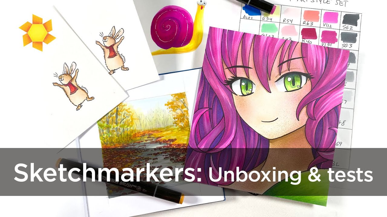 What paper is best for alcohol markers? UNBOXING & REVIEW 