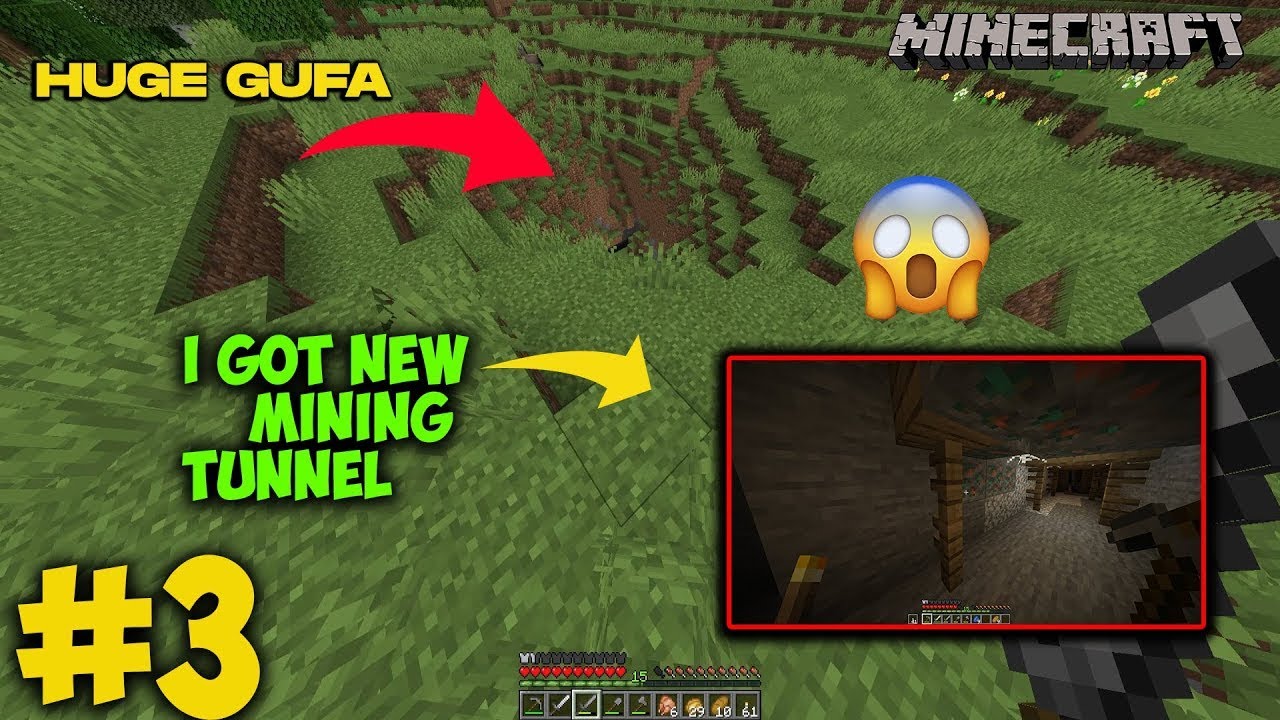 Minecraft Survival Series Day 3 - Caving and Farming #minecraft # ...
