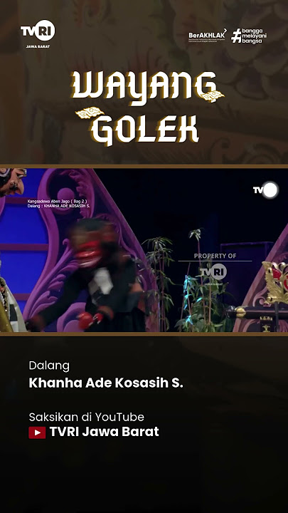 Wayang Golek: Kangsadewa Aben Jago (Bagian 2) - Dalang Khanha Ade Kosasih S. #tvrijawabarat