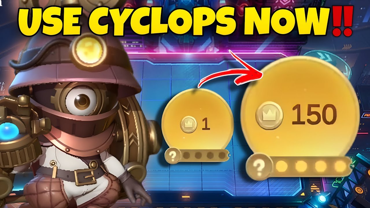 CYCLOPS ULTRA FAST GOLD 100% WIN | CYCLOPS MCGG MAGIC CHESS GOGO 