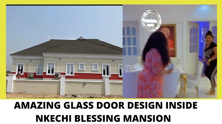AMAZING GLASS DOOR DESIGN INSIDE NKECHI BLESSING MANSION