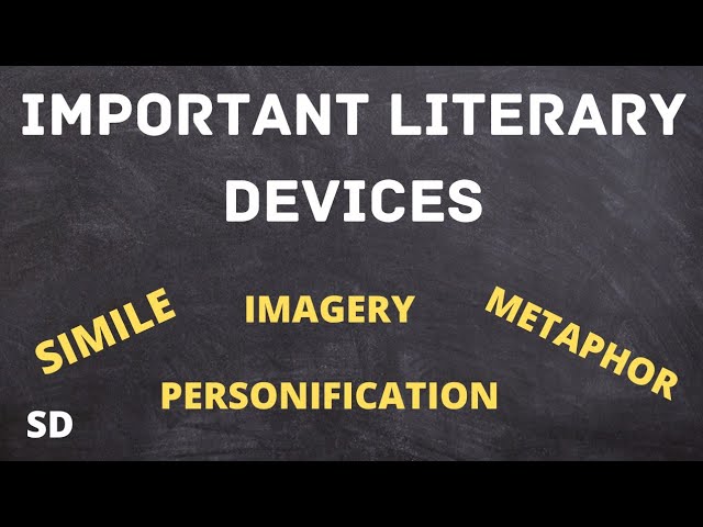 IMPORTANT LITERARY DEVICES | Simile | Metaphor | Imagery | Personification