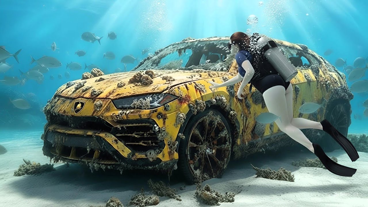 ASMR Car Restoration! Sunken Lamborghini Urus Pulled From the Ocean and Brought Back to Life