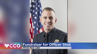 Fundraiser held for White Bear Lake officer shot in line of duty